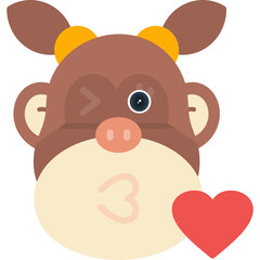 Kissing Ape Icon