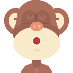 Exploding Ape Icon