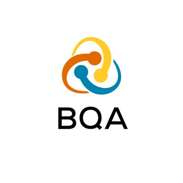 BQA creative minimalist letter logo.