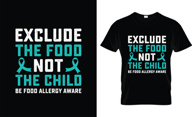 Food Allergy Awareness T Shirt Design 7 © SmNivaArt9