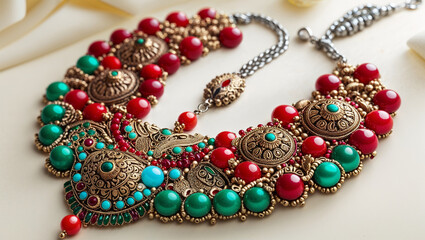 Obraz premium necklace and earrings