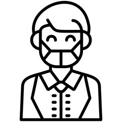 Mask Icon Vector Element