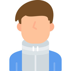 Neck Broke Icon Vector Element