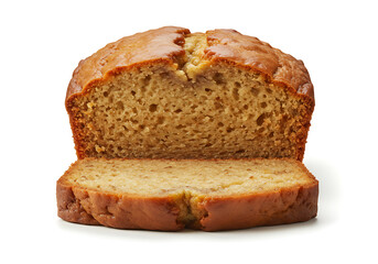Realistic Photo of Warm Banana Bread