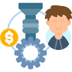 Funnel Icon Vector Element