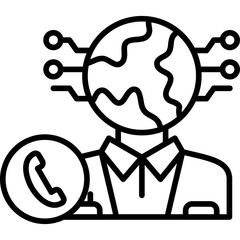 Technical Support Icon Vector Element