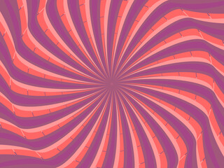 Vintage retro banner background. Colorful grunge wave wallpaper. Vector illustration. Twist party backround pattern.	
