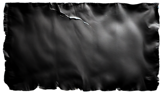 Realistic black leather texture, overlay image 