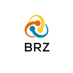 BRZ creative minimalist letter logo.