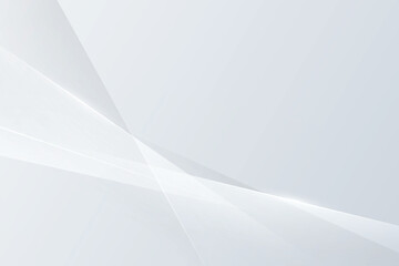 gray background design with transparent and shiny abstract line shapes. futuristic design concept
