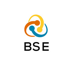 BSE creative minimalist letter logo.