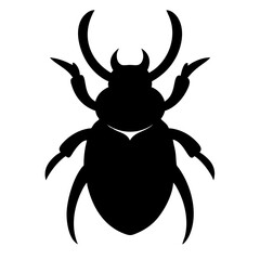 Beetle silhouette