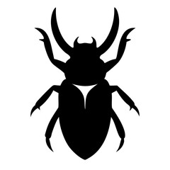 Fototapeta premium Beetle silhouette