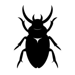 Beetle silhouette