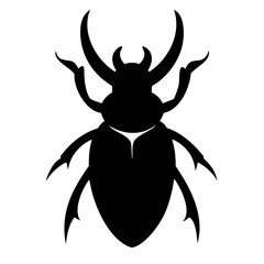 Beetle silhouette
