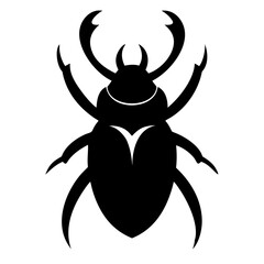 Beetle silhouette