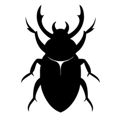 Beetle silhouette