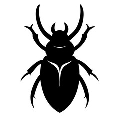 Beetle silhouette