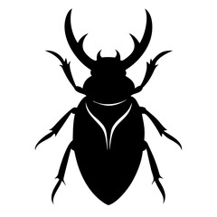 Beetle silhouette