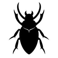 Beetle silhouette
