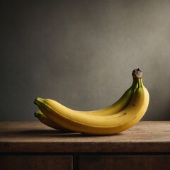 A bunch of fresh bananas hanging from a tropical tree branch.


