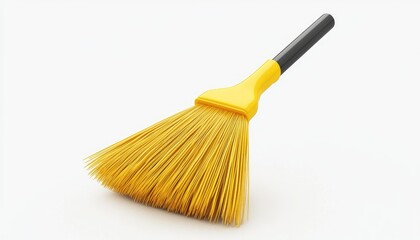 Compact Blue Handheld Broom Practical Cleanups isolated on white background