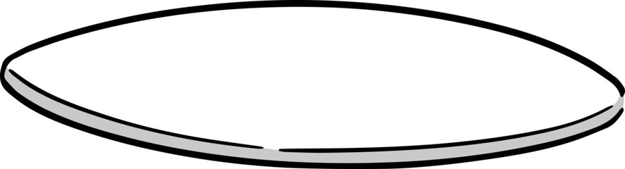 Illustration of foam dish