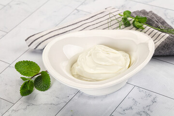 Traditional soft dietary Greek yoghurt