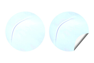 White Adhesive Paper Sticker Texture