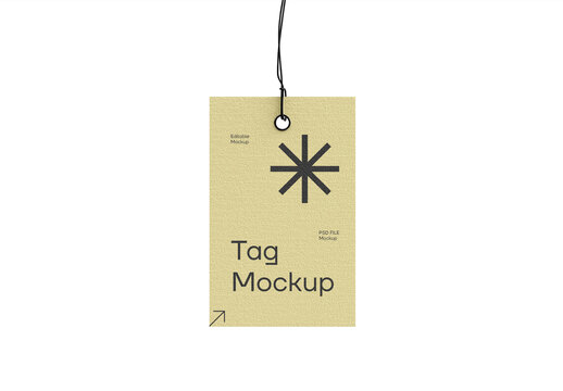 Paper Label Mockup