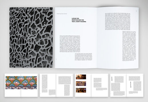 Flexible Minimalist Art Magazine