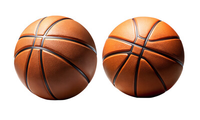 Obraz premium Basketball isolated, Sports ball collection, Collection set of Basketball isolated