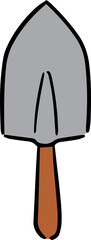 Illustration of shovel