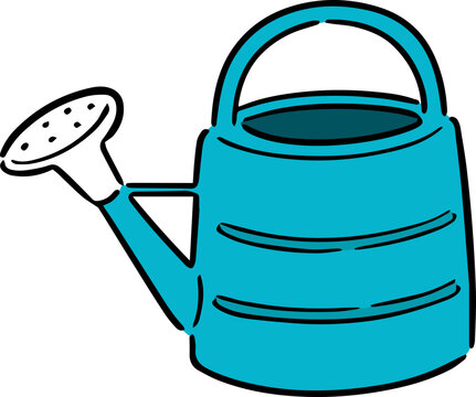 Illustration of watering can