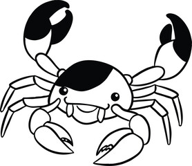 crab spider cartoon