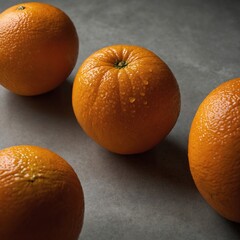 "A realistic orange with natural imperfections in the skin, softly lit on a clean background, no labels or stickers."


