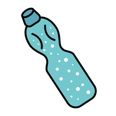 Japan Ramune Soda bottle icon. Vector.