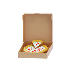 Pizza Box 3D Icon