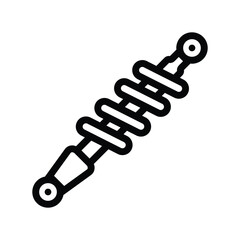 moto motorbike icon outline vector. motorcycle icon theme