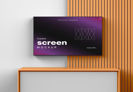 Screen Wall Mockup
