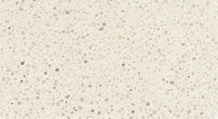 A neutral terrazzo design featuring taupe, gray, and sand-colored chips, Ai Generated