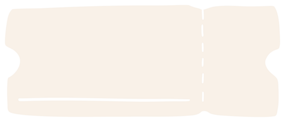 Blank Vintage Ticket Design