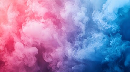 Fototapeta premium Abstract colorful smoke swirls, vibrant hues