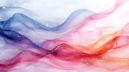 Obraz premium Abstract Colorful Swirls, Fluid Art Background