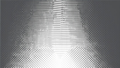 Triangular halftone background. Geometric technology abstract background. Halftone triangles pattern. Minimal dynamic tech geometric pattern, illustration.
