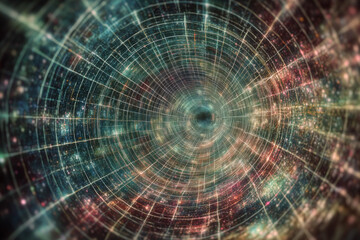 Fototapeta premium Illustration of string theory