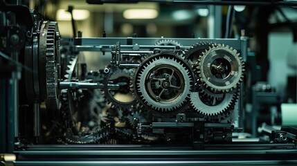 Fototapeta premium Navigating the Complexities of Modern Technology: A Hand Interacting with a Digital Interface Displaying Intricate Systems and Security Features.