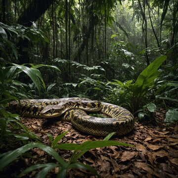 green tree python