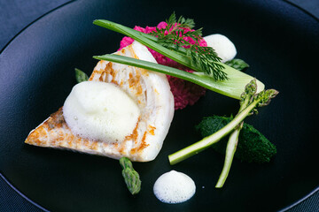 Cabillaud et betteraves