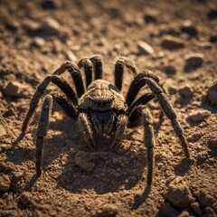 tarantula on the beach
